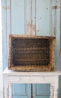 Vintage French Boulangerie Basket ~B