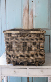 Vintage French Boulangerie Basket C