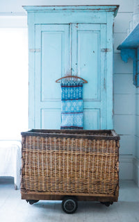 Large Vintage French Laundry Basket