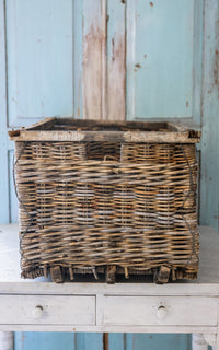 Vintage French Boulangerie Basket ~ D