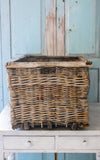 Vintage French Boulangerie Basket ~ D