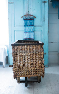 Large Vintage French Laundry Basket