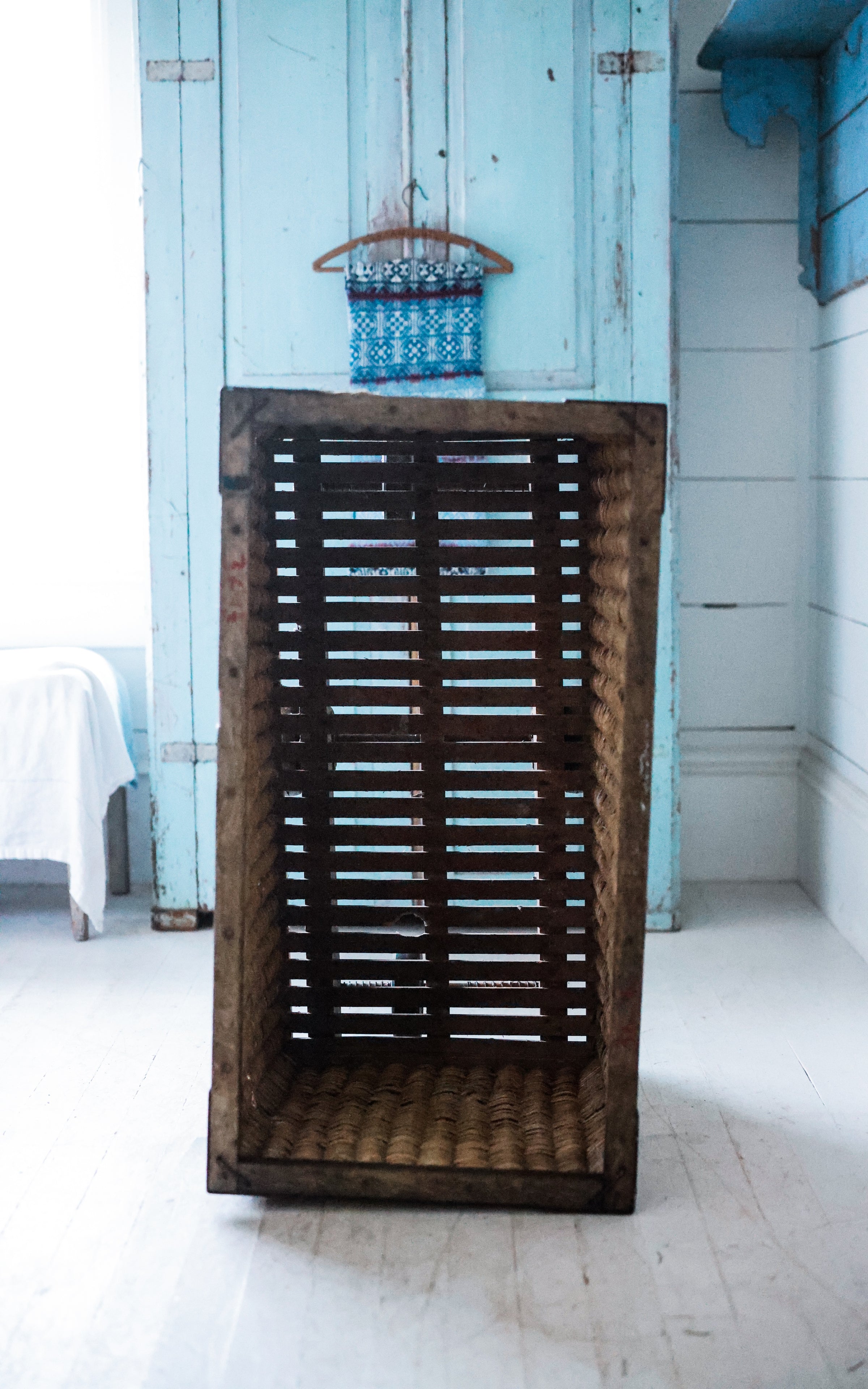 Large Vintage French Laundry Basket