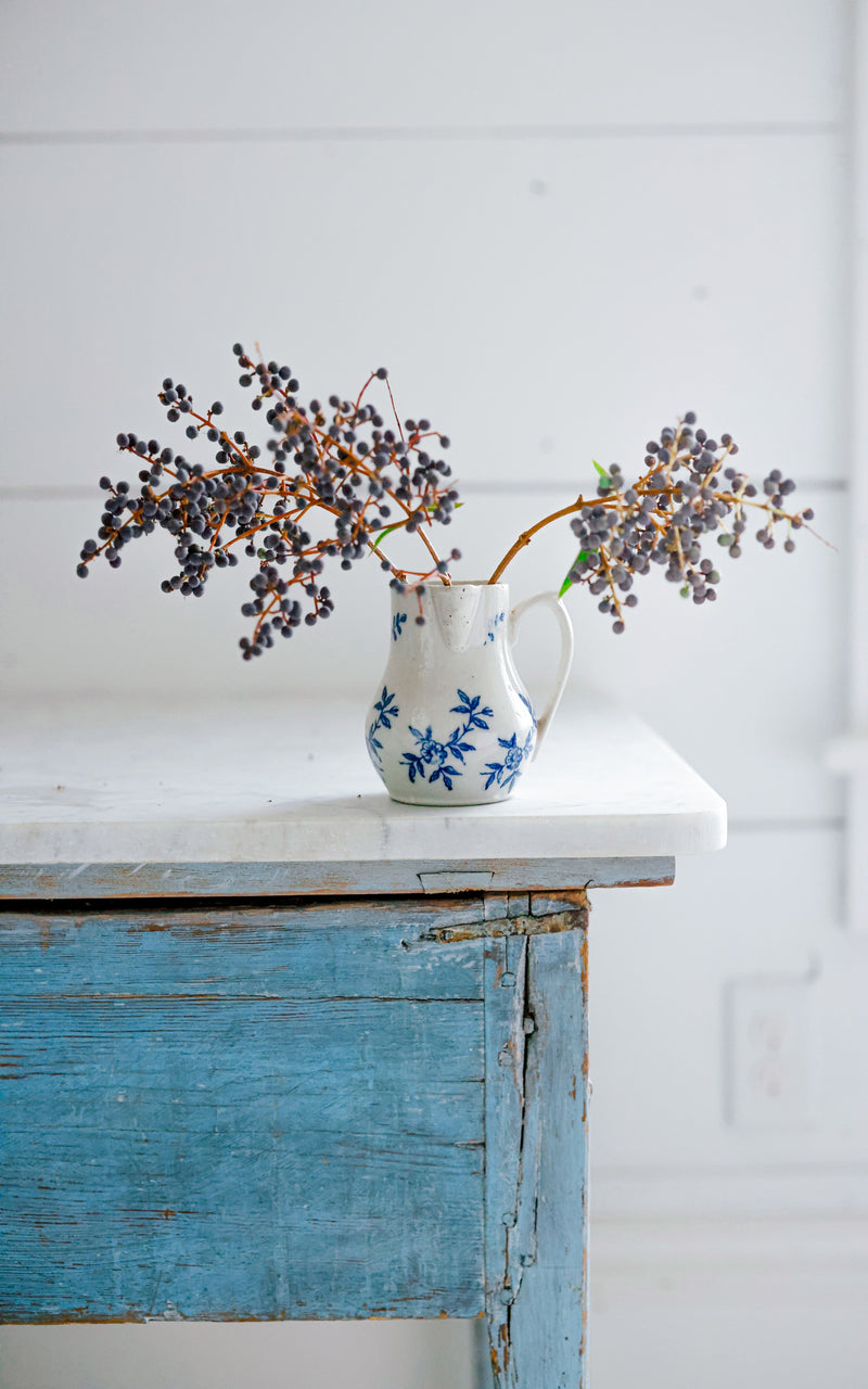 Vintage French Stoneware Pitcher