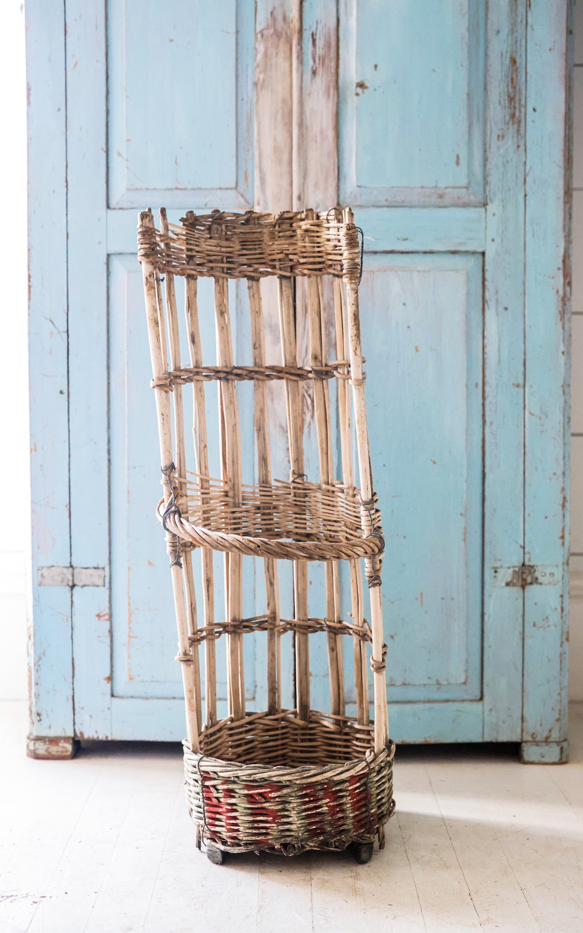 Vintage French Boulangerie Basket