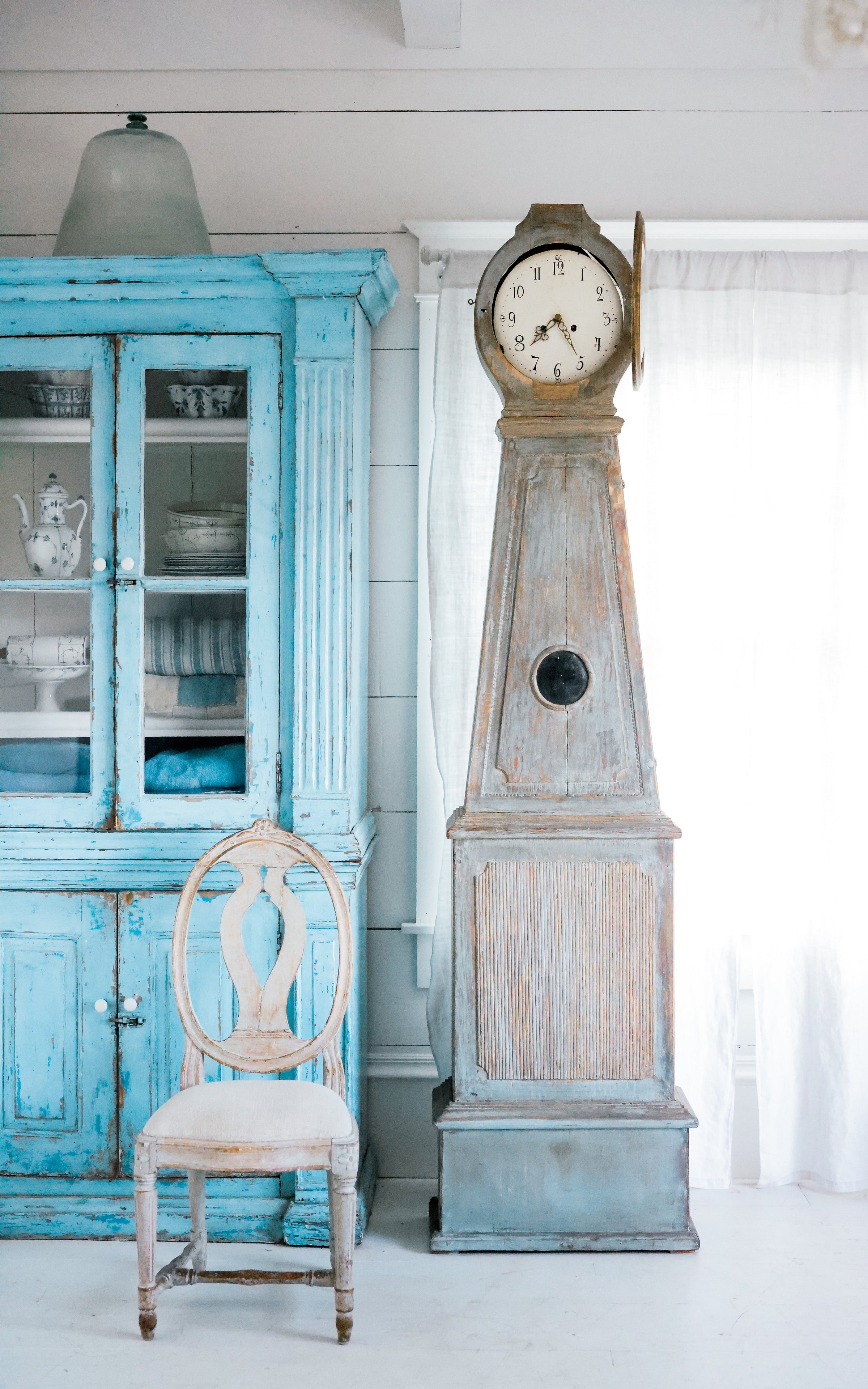 Antique Swedish Gustavian Clock