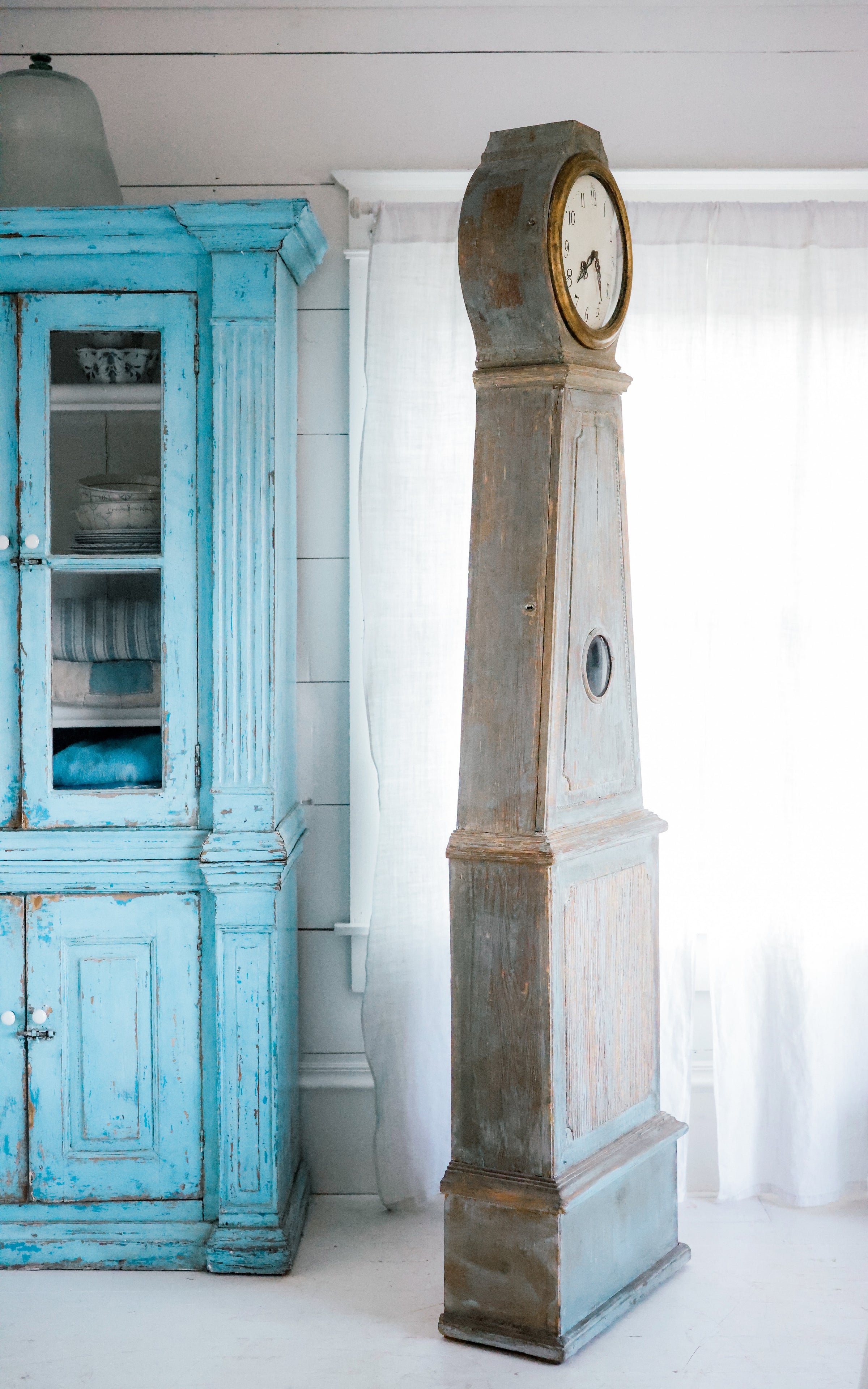 Antique Swedish Gustavian Clock