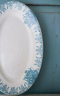 Vintage French Stoneware Platter