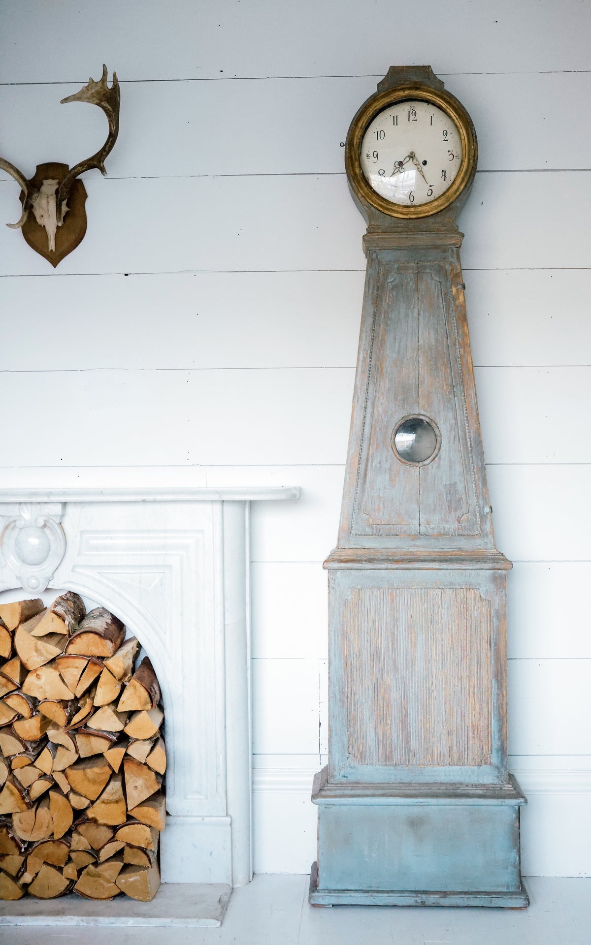 Antique Swedish Gustavian Clock