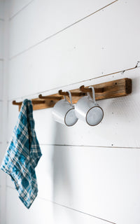 Vintage Swedish Peg Rack