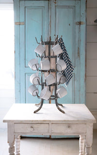 Vintage French Bottle Rack