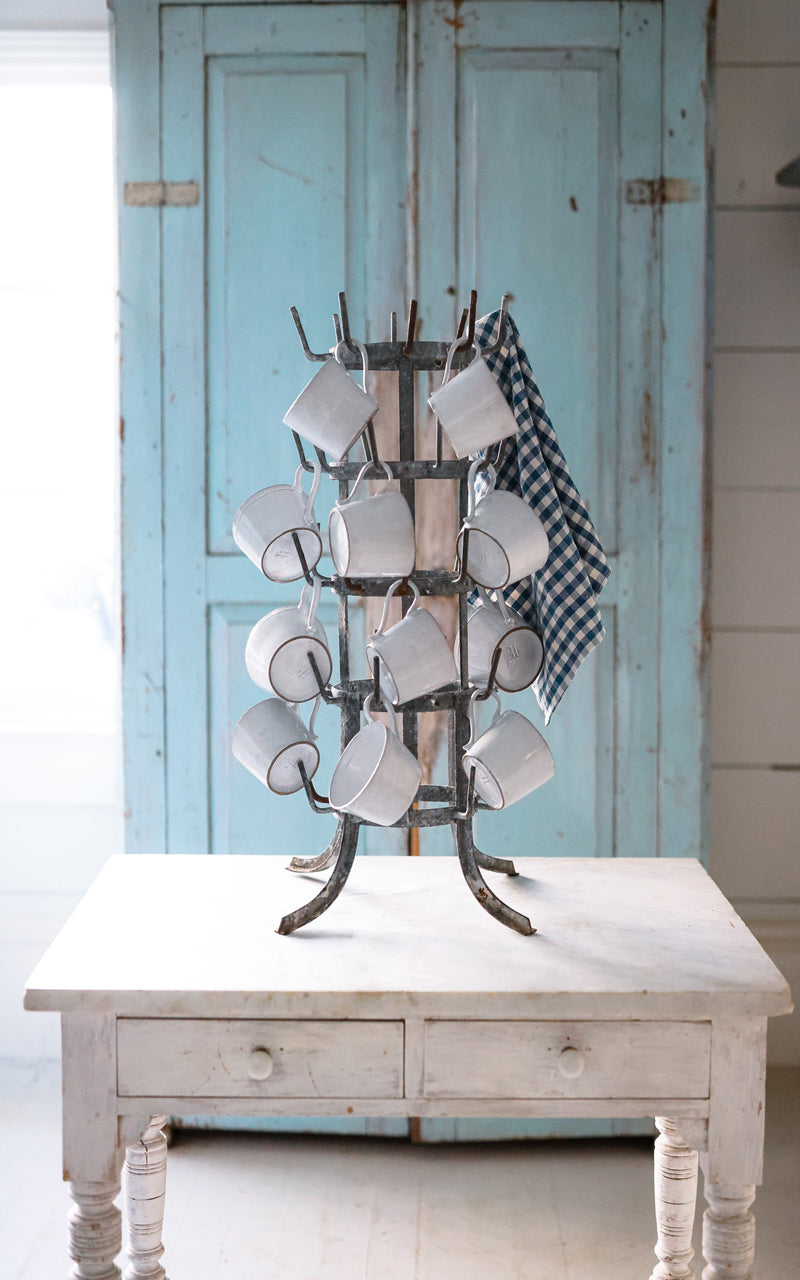 Vintage French Bottle Rack