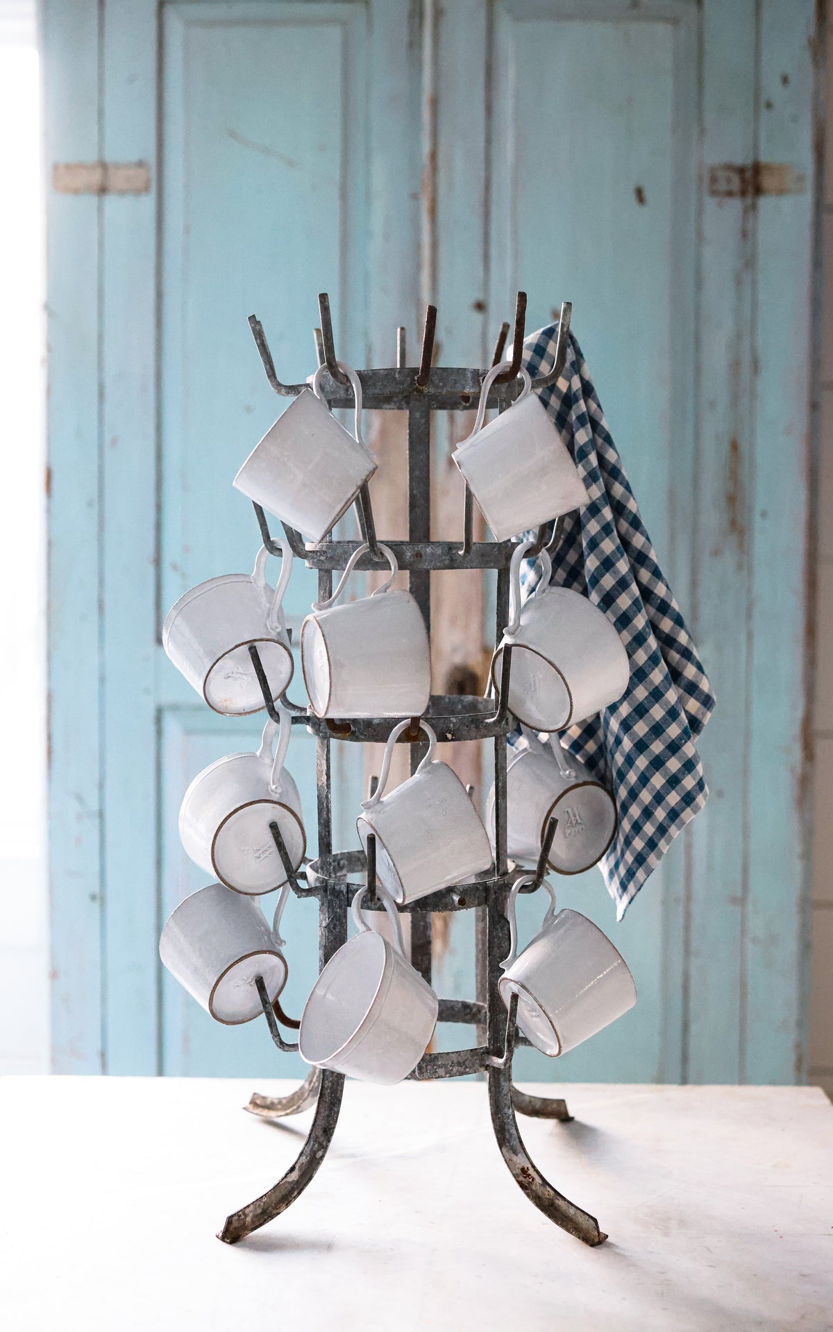 Vintage French Bottle Rack