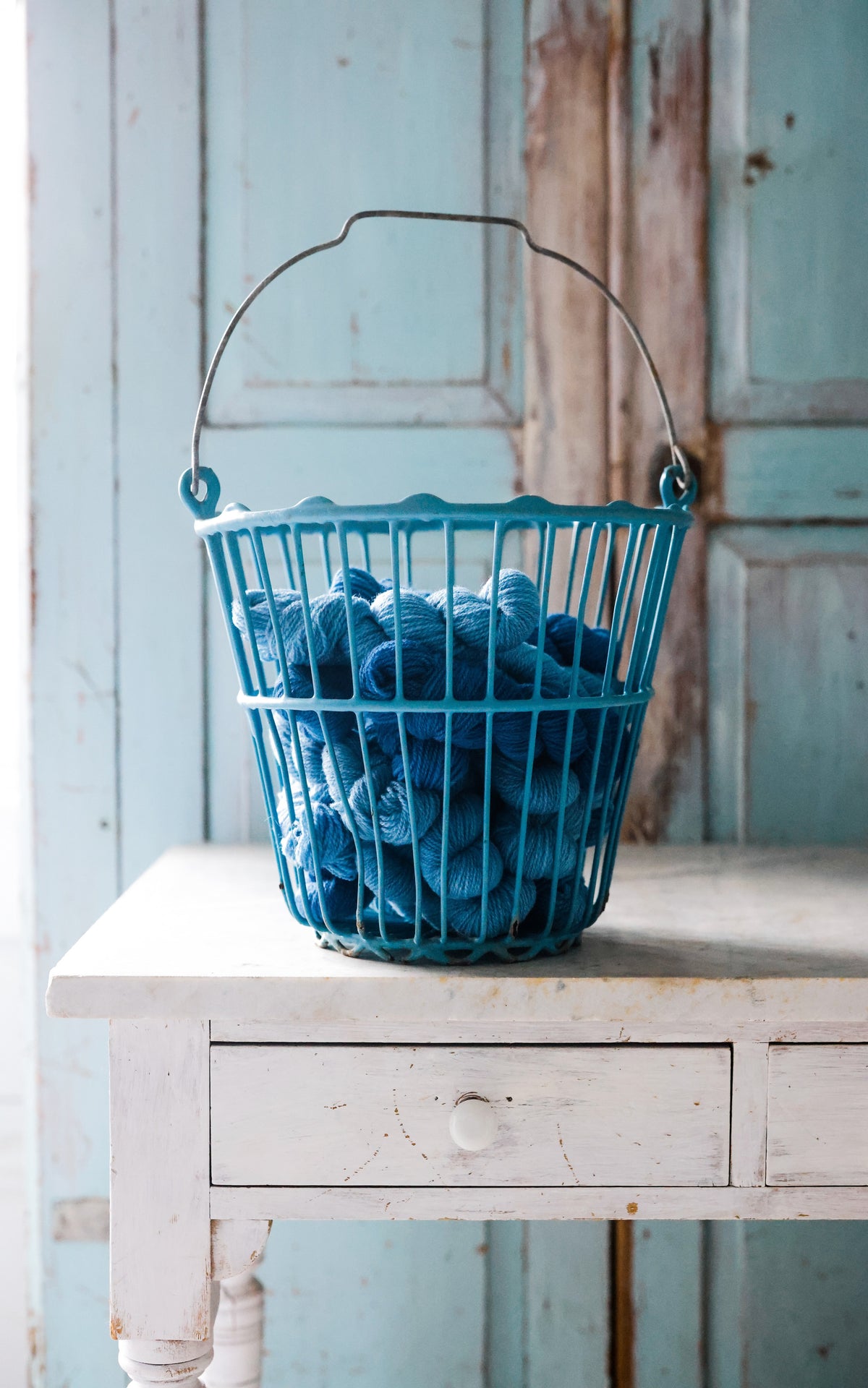 Vintage French Apple Basket