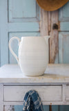 Large Vintage English Ironstone Pitcher