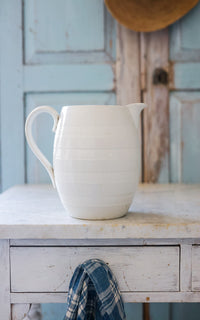 Large Vintage English Ironstone Pitcher