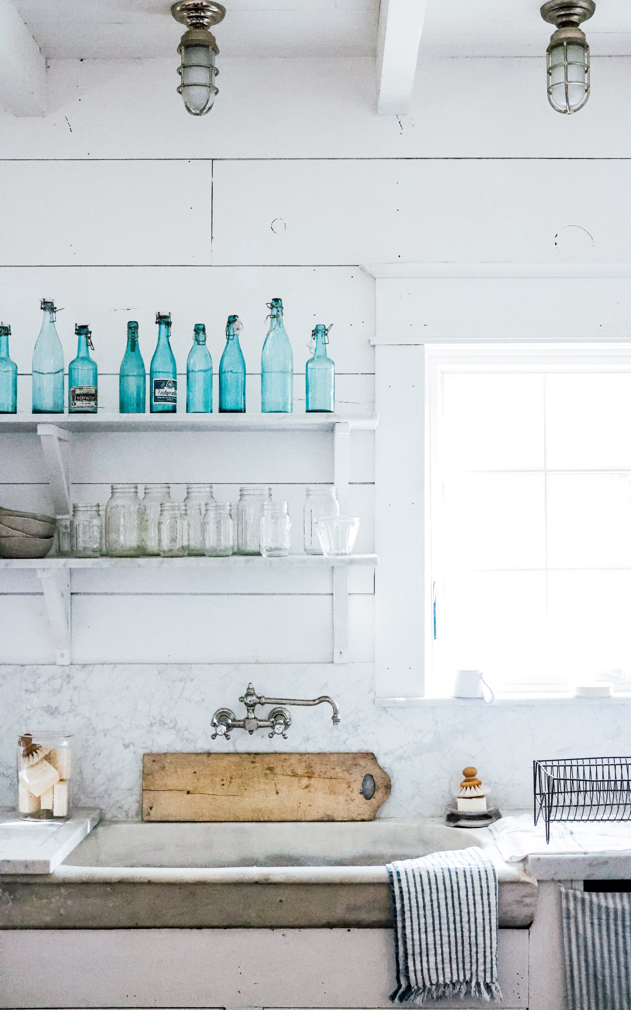 Set of Three Vintage Swedish Bottles