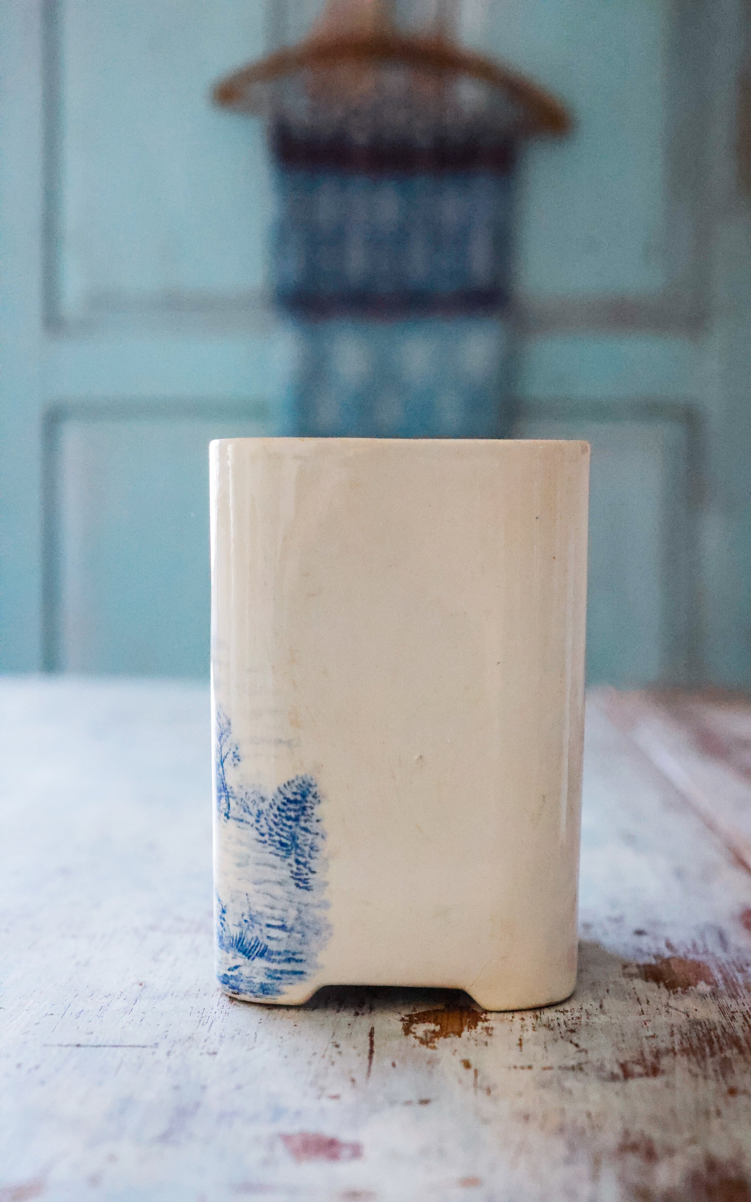 Vintage Dutch Stoneware Canister