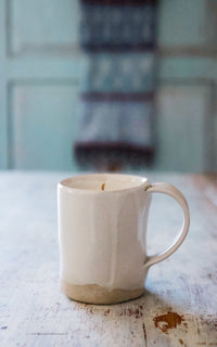 Handmade Marley & Lockyer Mug Liz June's Atelier Lavender Essential Oil Candle