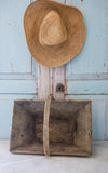 Rustic Vintage French Trugg