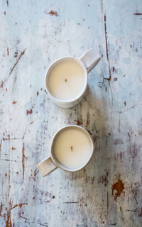 Handmade Marley & Lockyer Mug Liz June's Atelier Lavender Essential Oil Candle