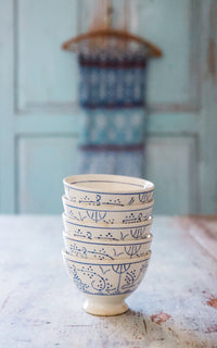 One Vintage Petite Belgian Stoneware Cafe au Lait Bowl