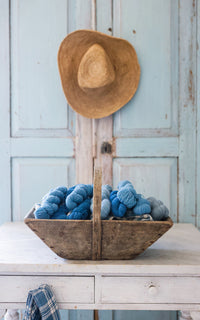 Rustic Vintage French Trugg
