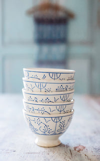 One Vintage Petite Belgian Stoneware Cafe au Lait Bowl