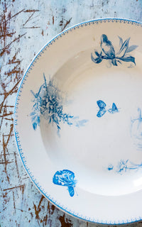 Large Vintage French Stoneware Platter