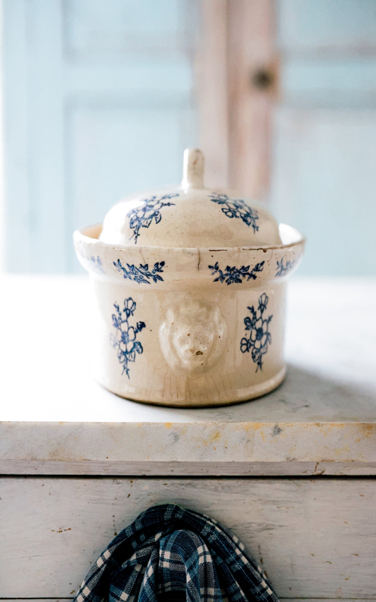 Vintage French Stoneware Pot