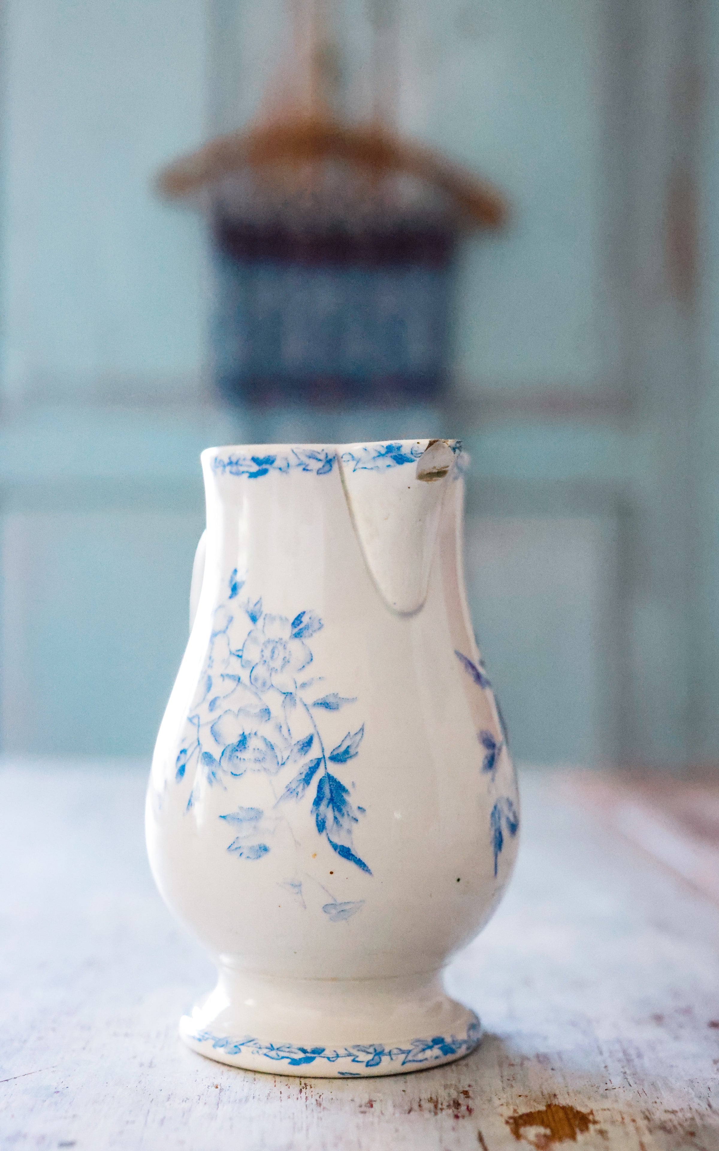 Vintage French Stoneware Pitcher