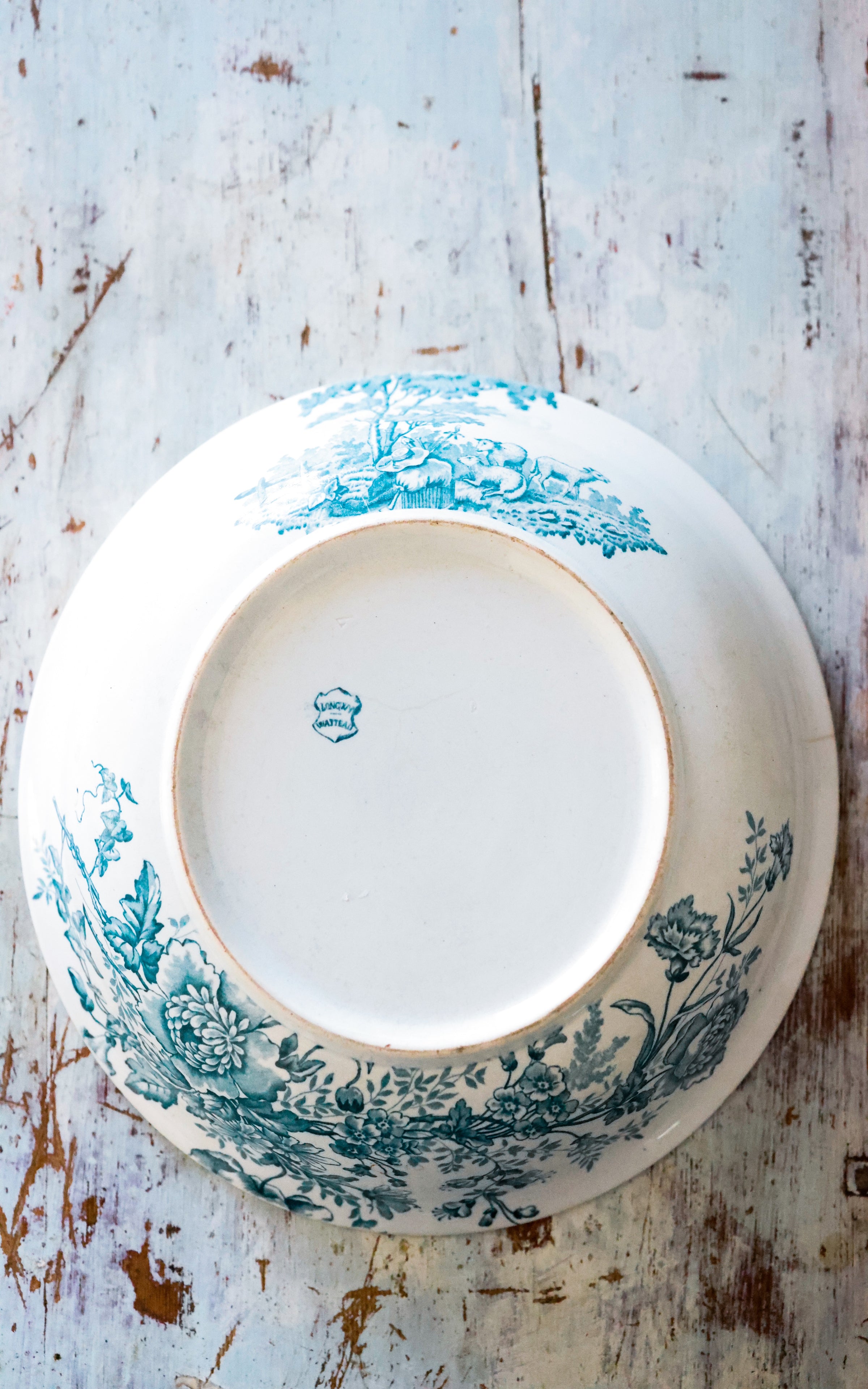 Vintage French Stoneware Bowl