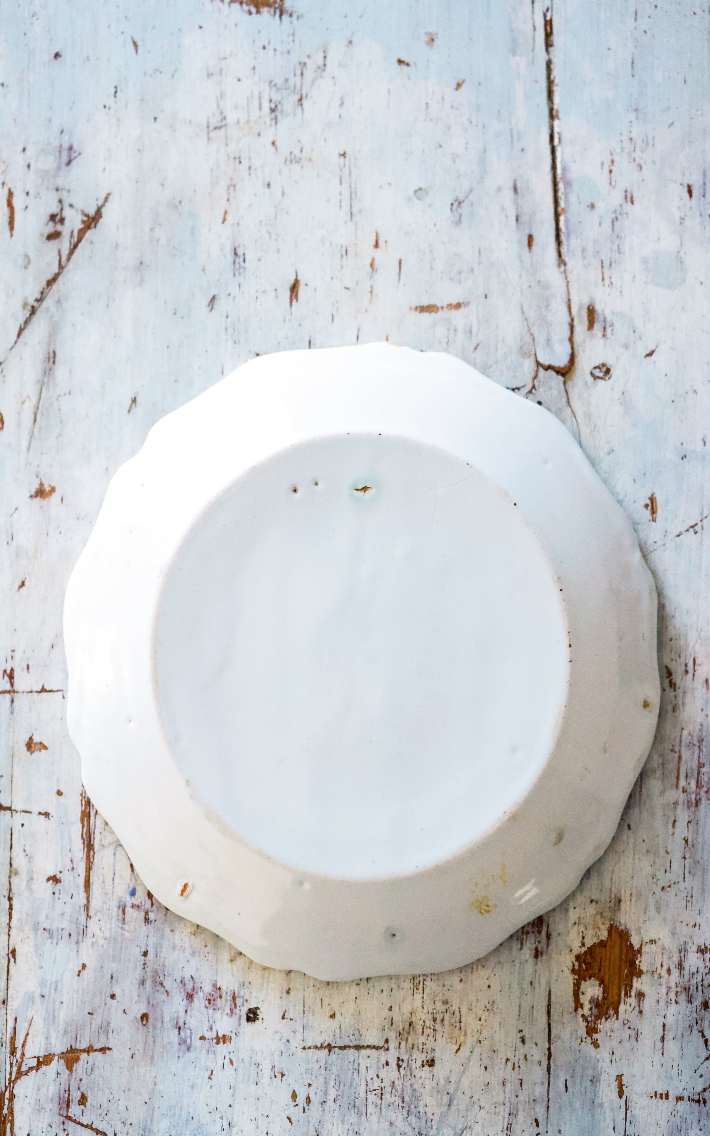 Vintage French Stoneware Plate