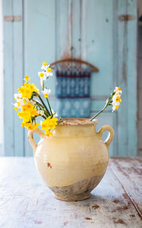 Vintage French Stoneware Pot