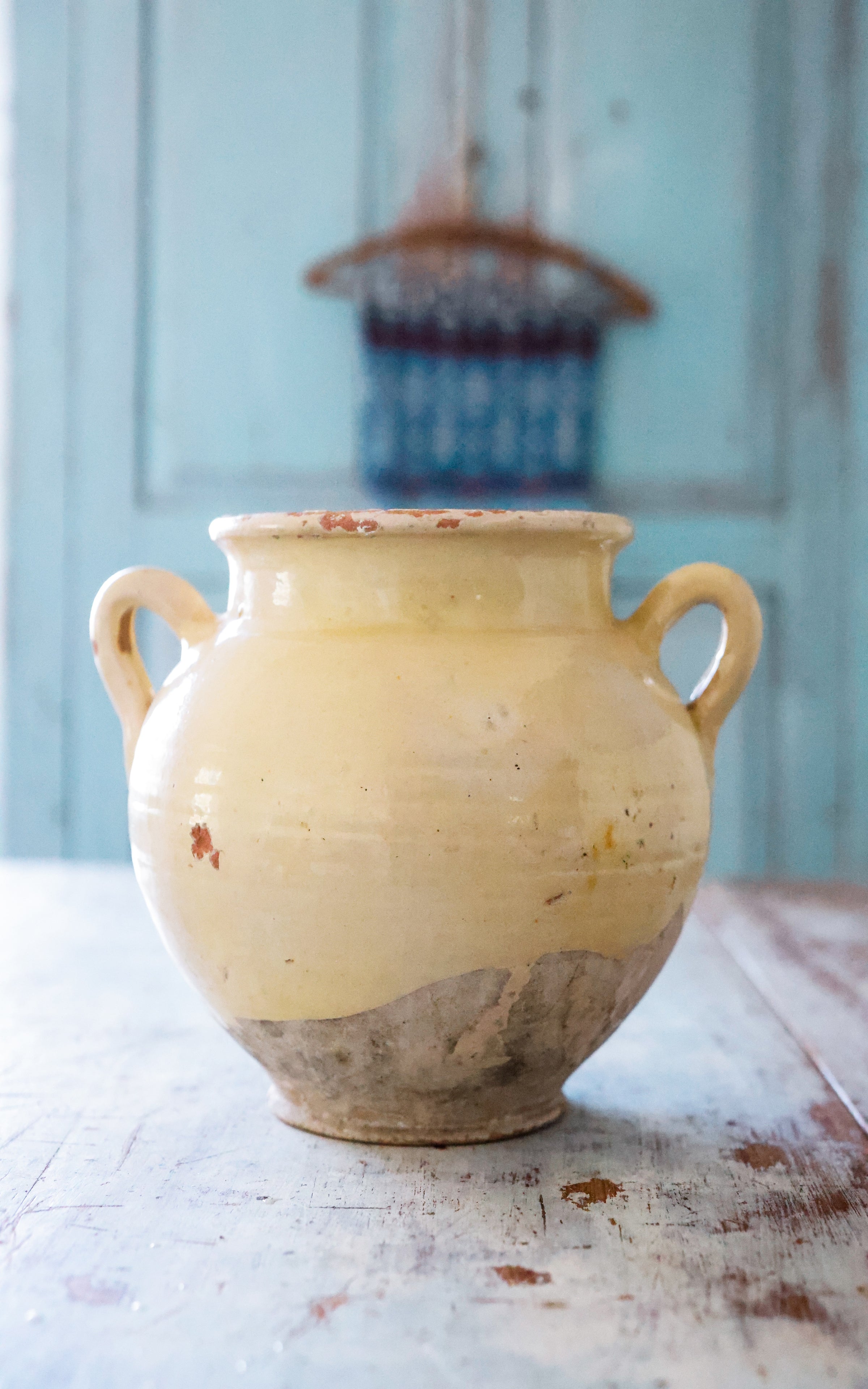 Vintage French Stoneware Pot