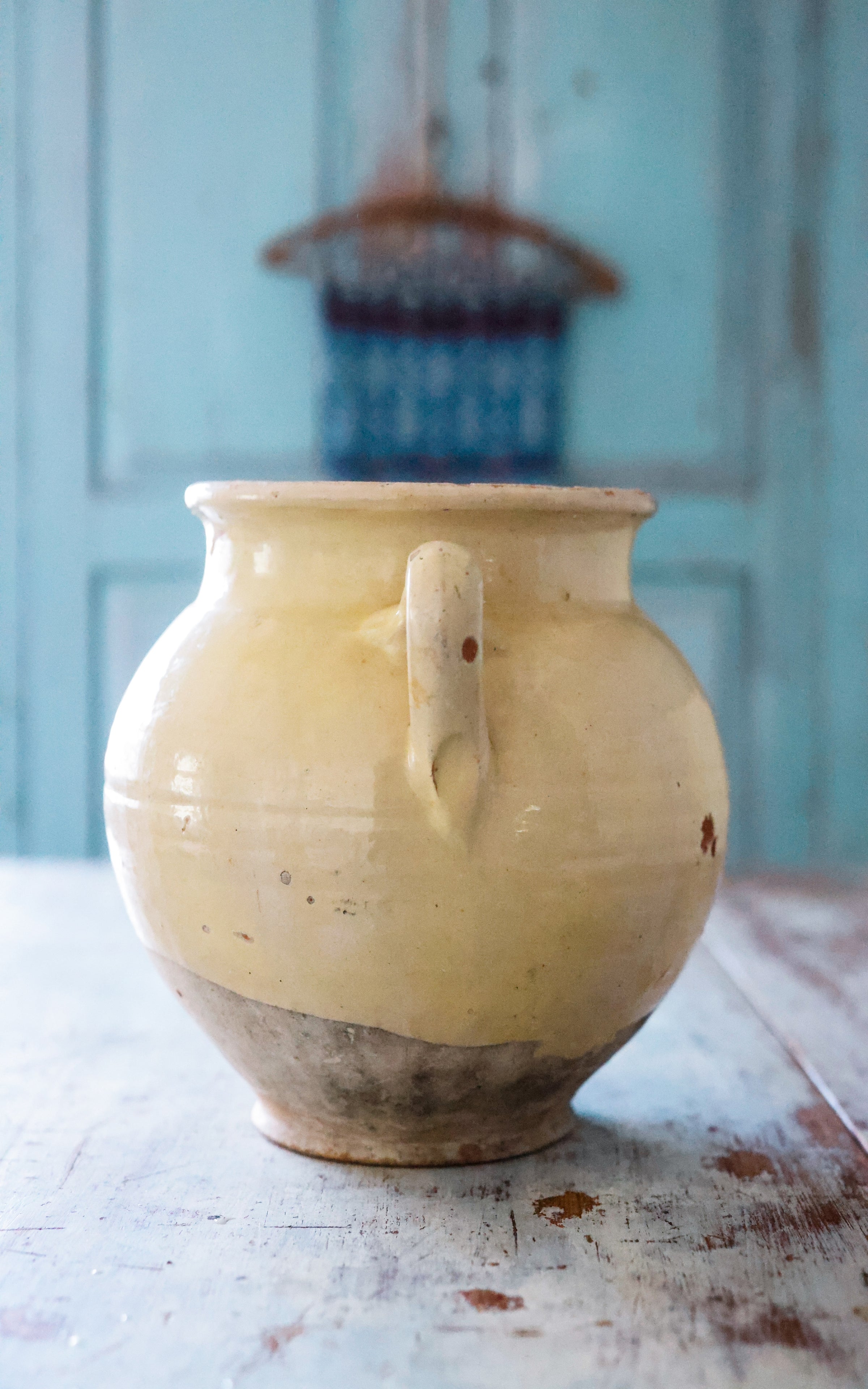 Vintage French Stoneware Pot