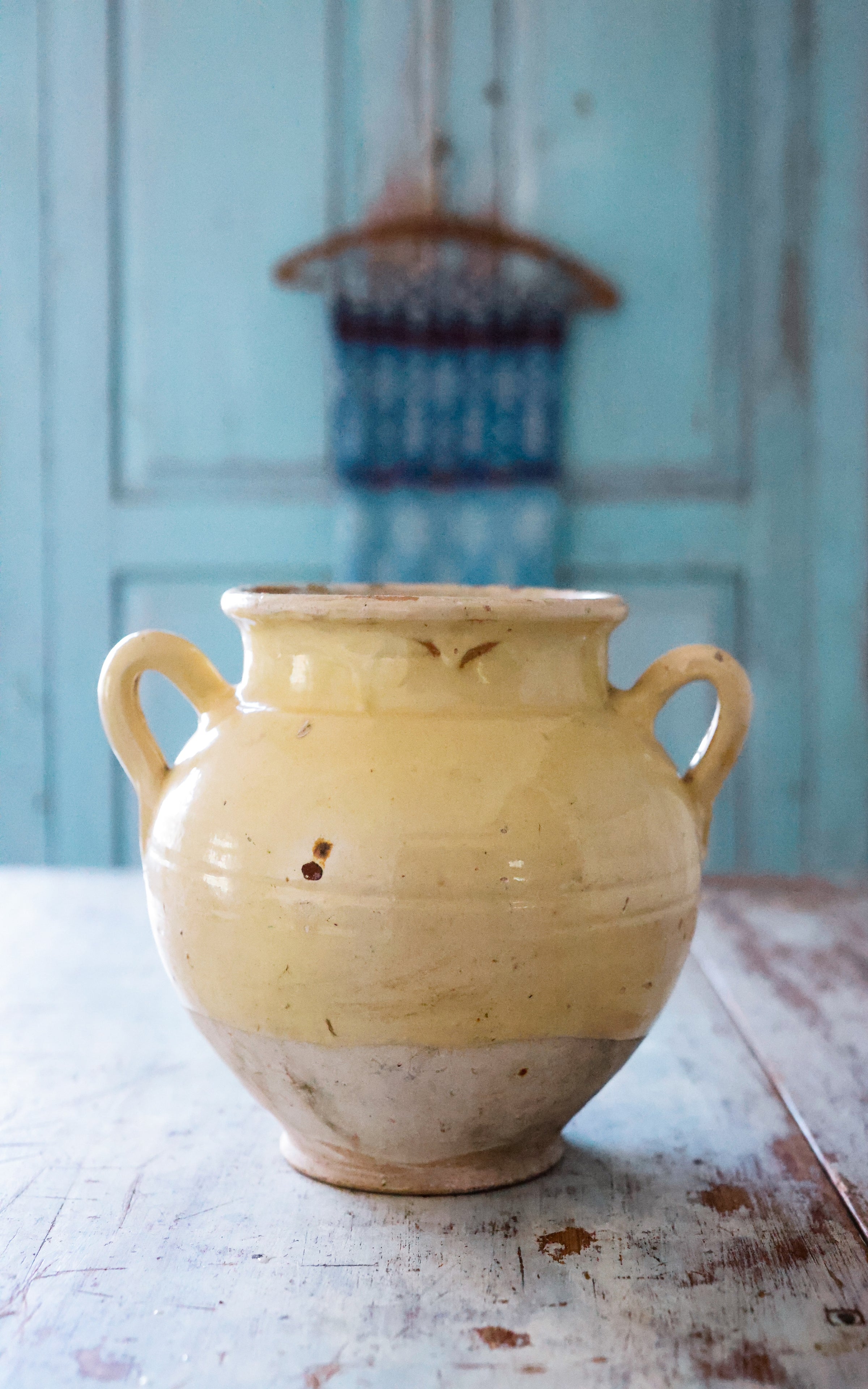 Vintage French Stoneware Pot