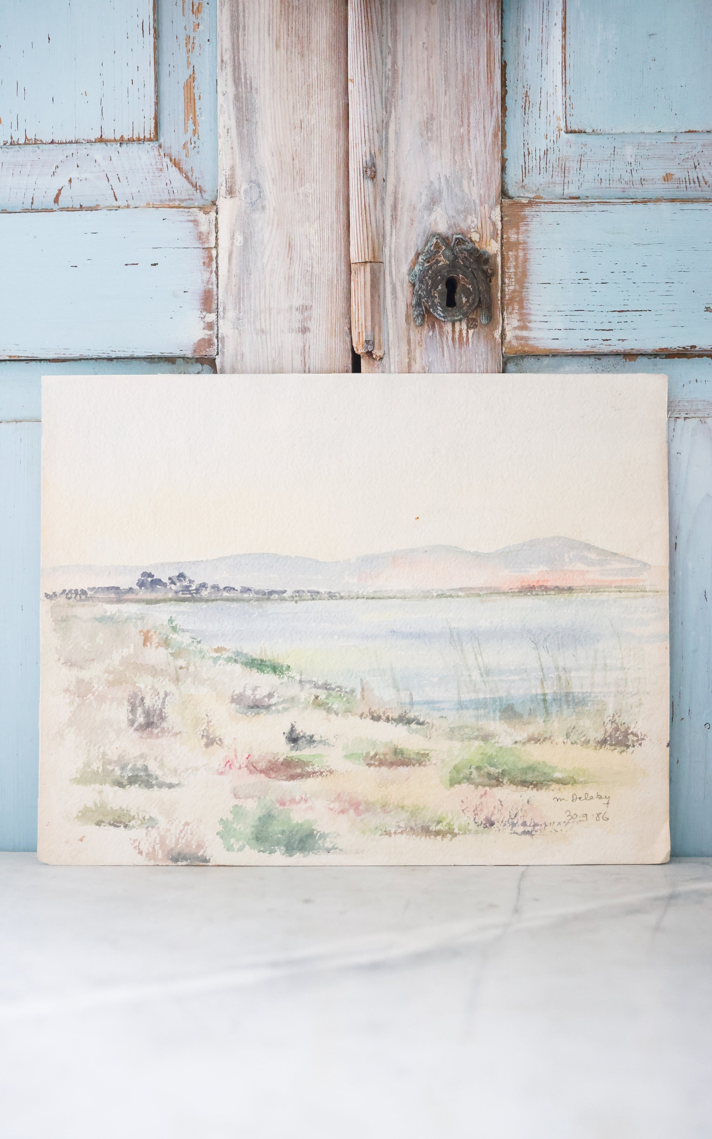 Vintage French Watercolor