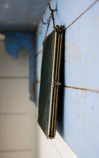 Large Vintage French Beveled Mirror