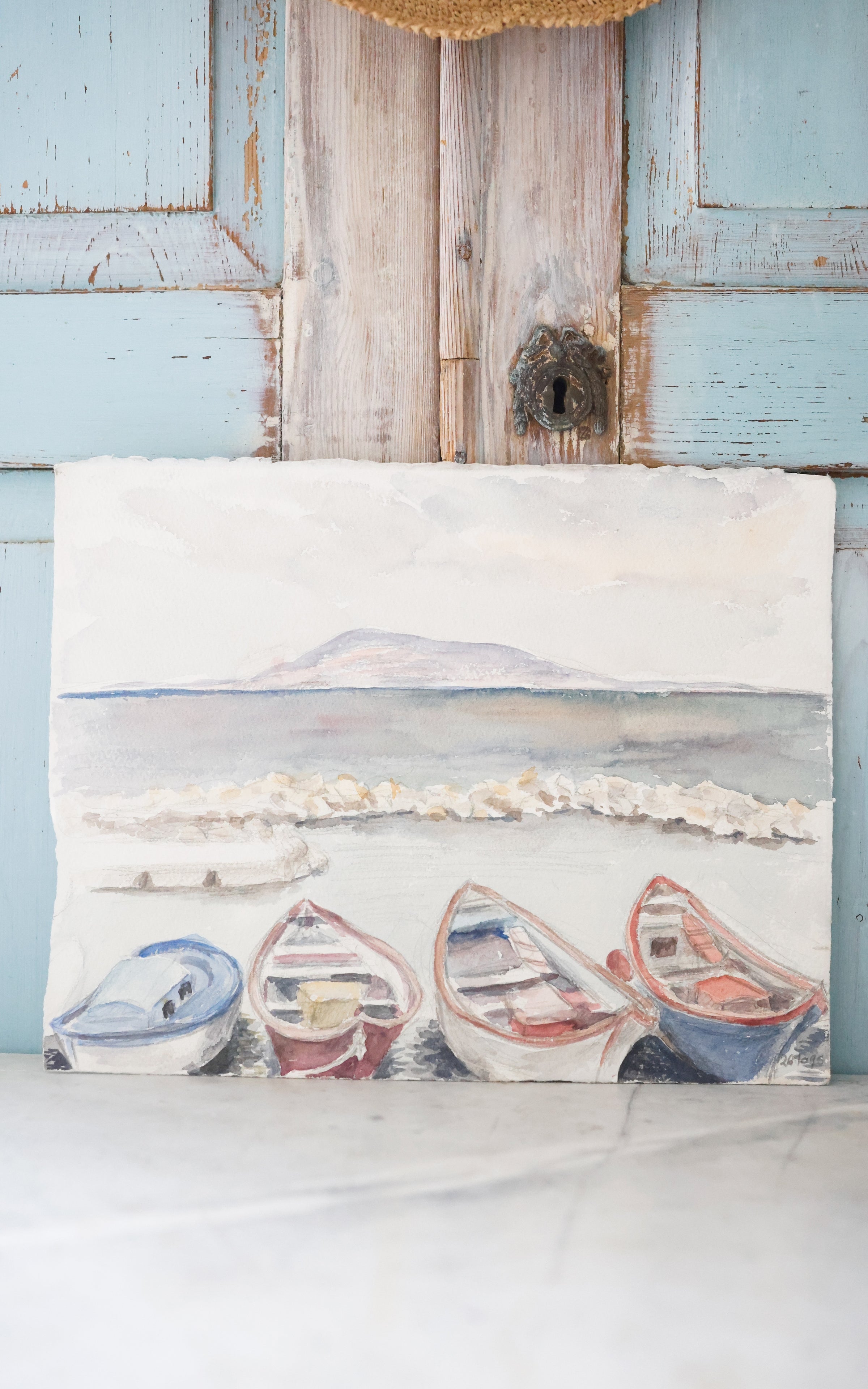 Vintage French Watercolor