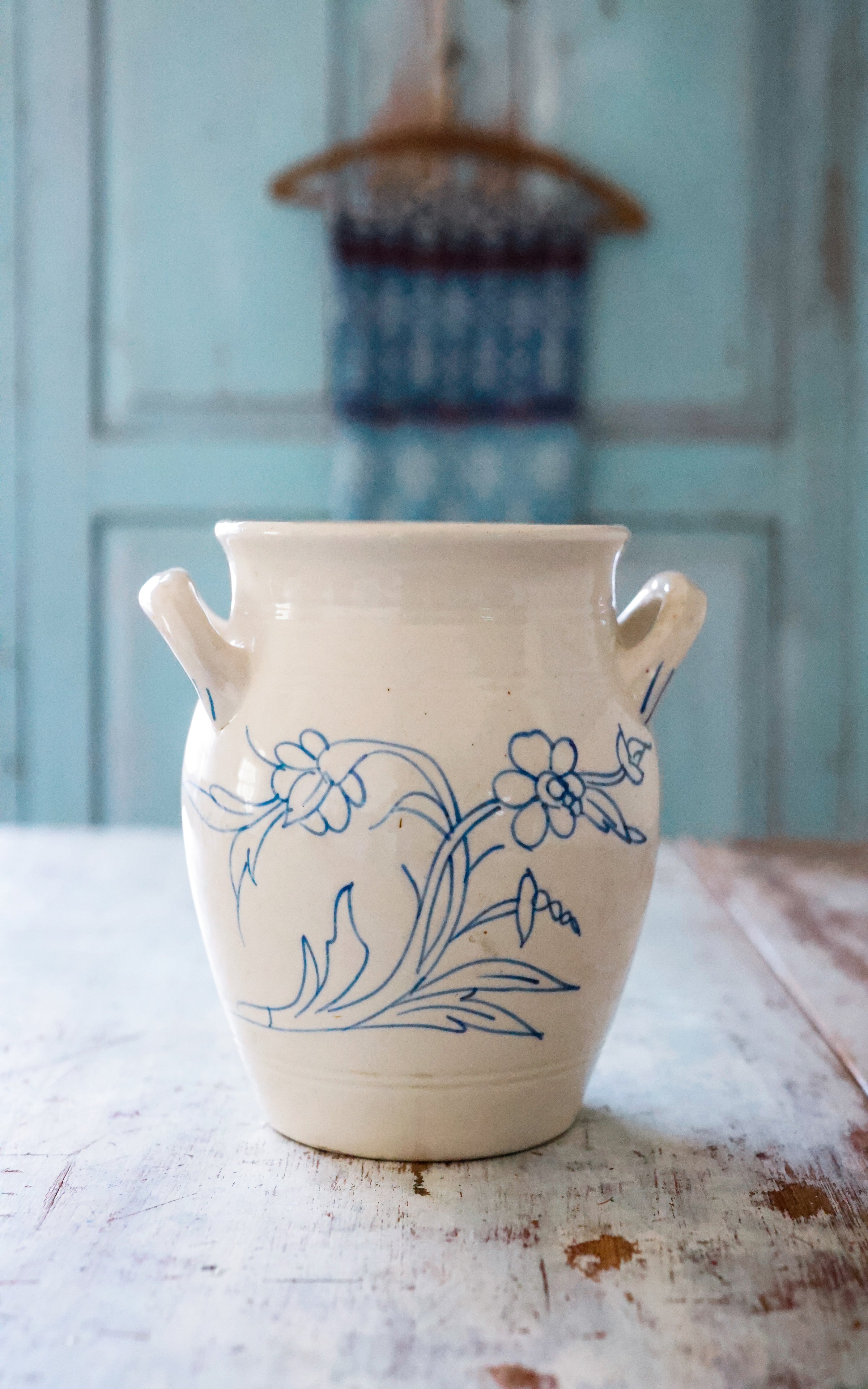 Vintage Swedish Stoneware Crock ~A