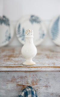 Vintage French Stoneware Sugar Shaker
