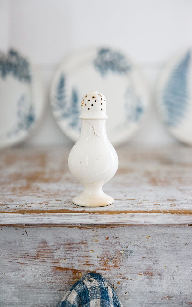 Vintage French Stoneware Sugar Shaker
