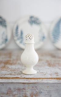 Vintage French Stoneware Sugar Shaker