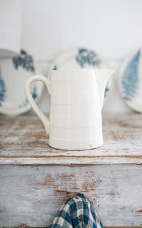 Vintage Belgian Stoneware Pitcher