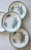 Set of Five Vintage French Stoneware Plates