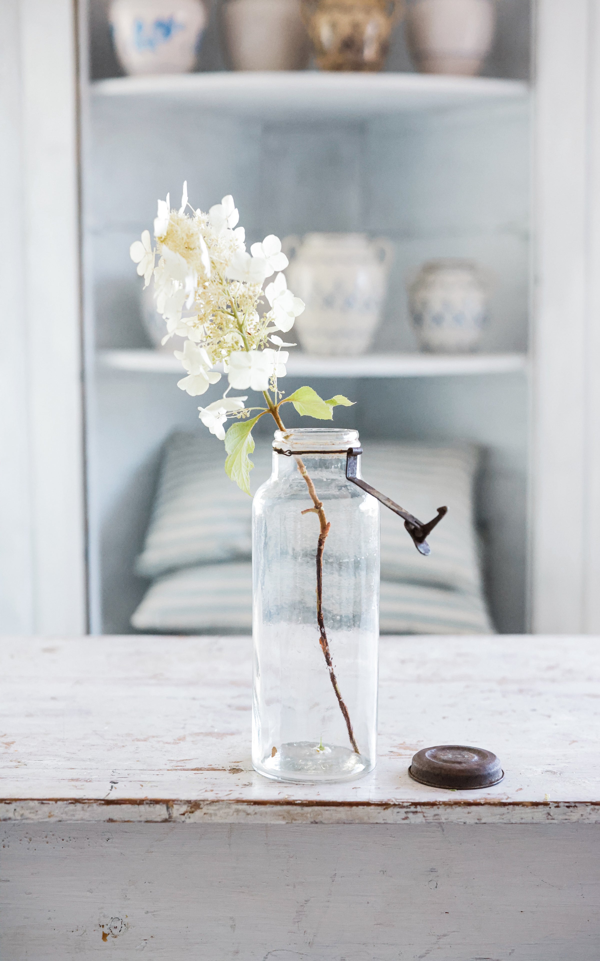 Vintage French Glass Canister