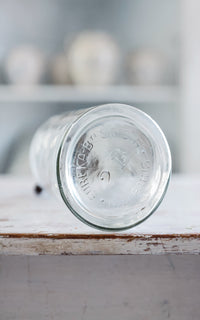 Vintage French Glass Canister