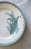 Set of Five Vintage French Stoneware Plates