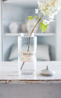 Vintage French Glass Canister